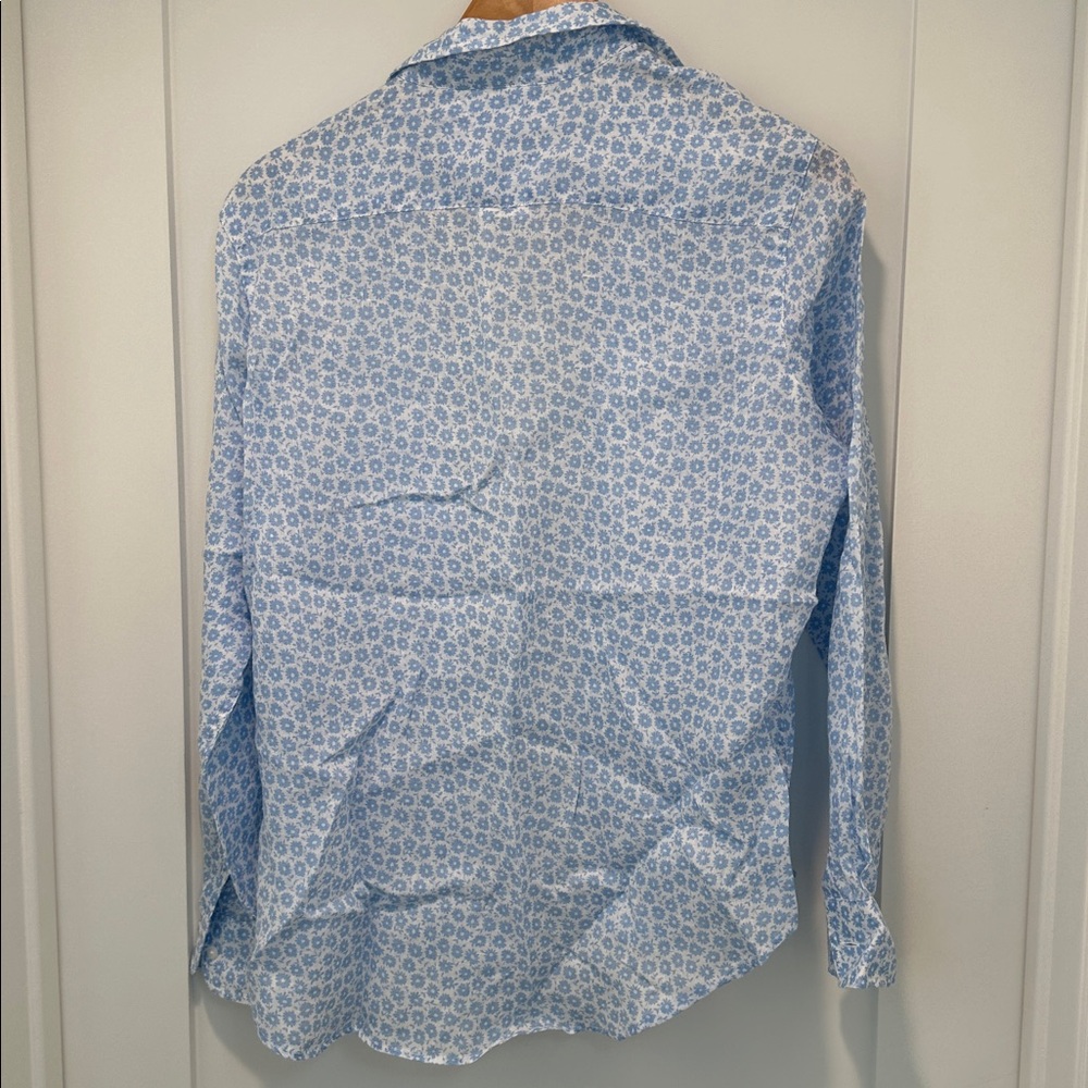 Frank and Eileen long sleeve button down size XS. The Eileen in blue linen - Picture 4 of 4